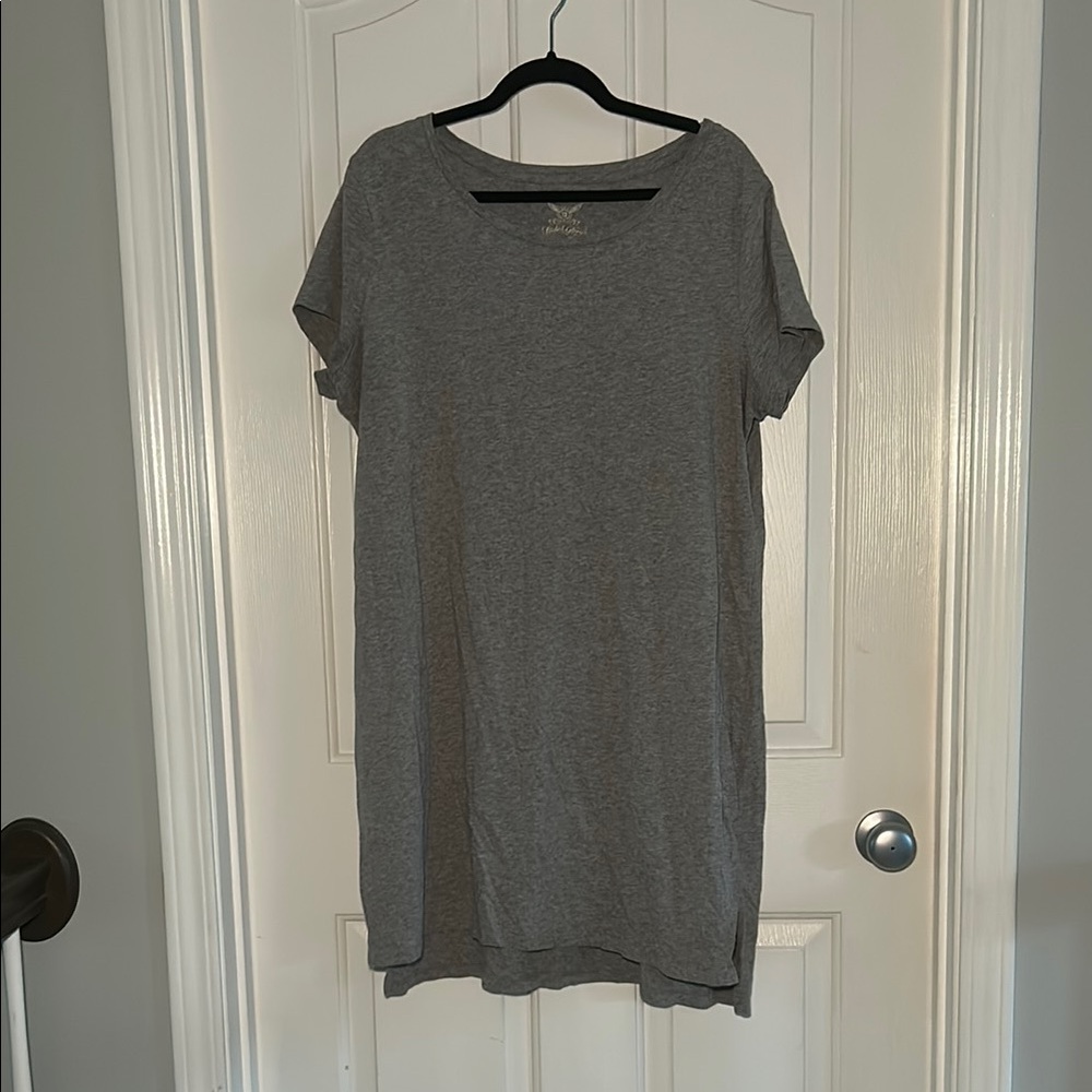 Faded Glory Gray Short Sleeve Dress Size  XXL/2XG